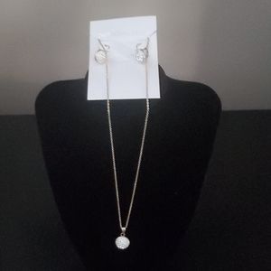 Crystal Necklace & Earring Set
